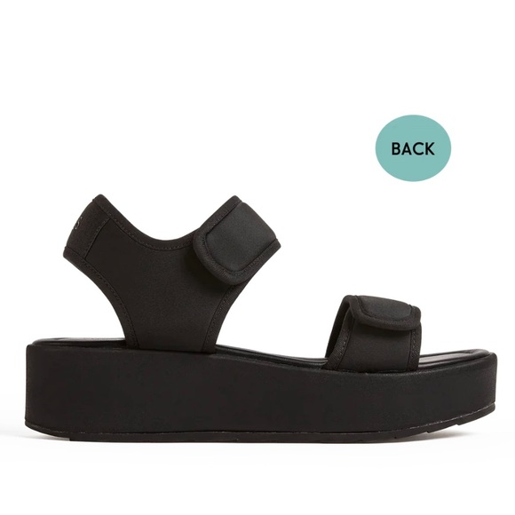 TWOOBS The OG+ Platform Sandals (9) in Black (NWT) - Picture 4 of 5